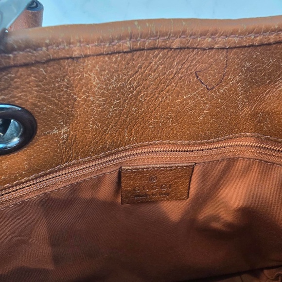 Gucci VTG Canvas Eclipse Tote - Picture 7 of 16